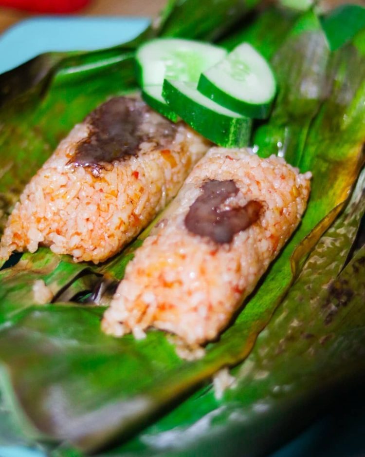 foto makanan khas banten nasi bakar sumsum