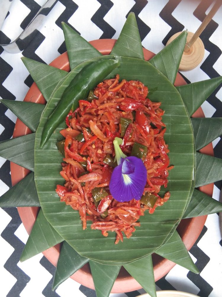 foto makanan khas banten sambel burog