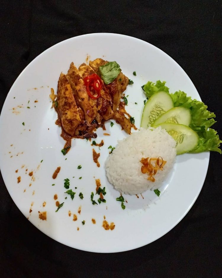 foto makanan khas betawi ayam sampyok