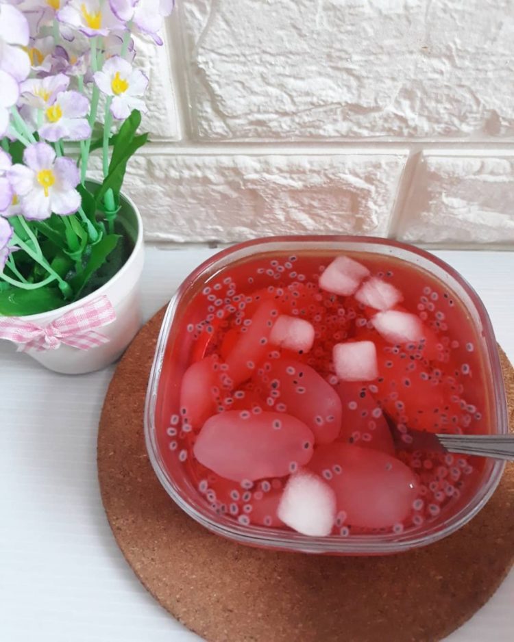 foto makanan khas betawi es kolang kaling