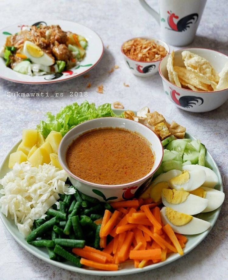 foto makanan khas betawi gado gado