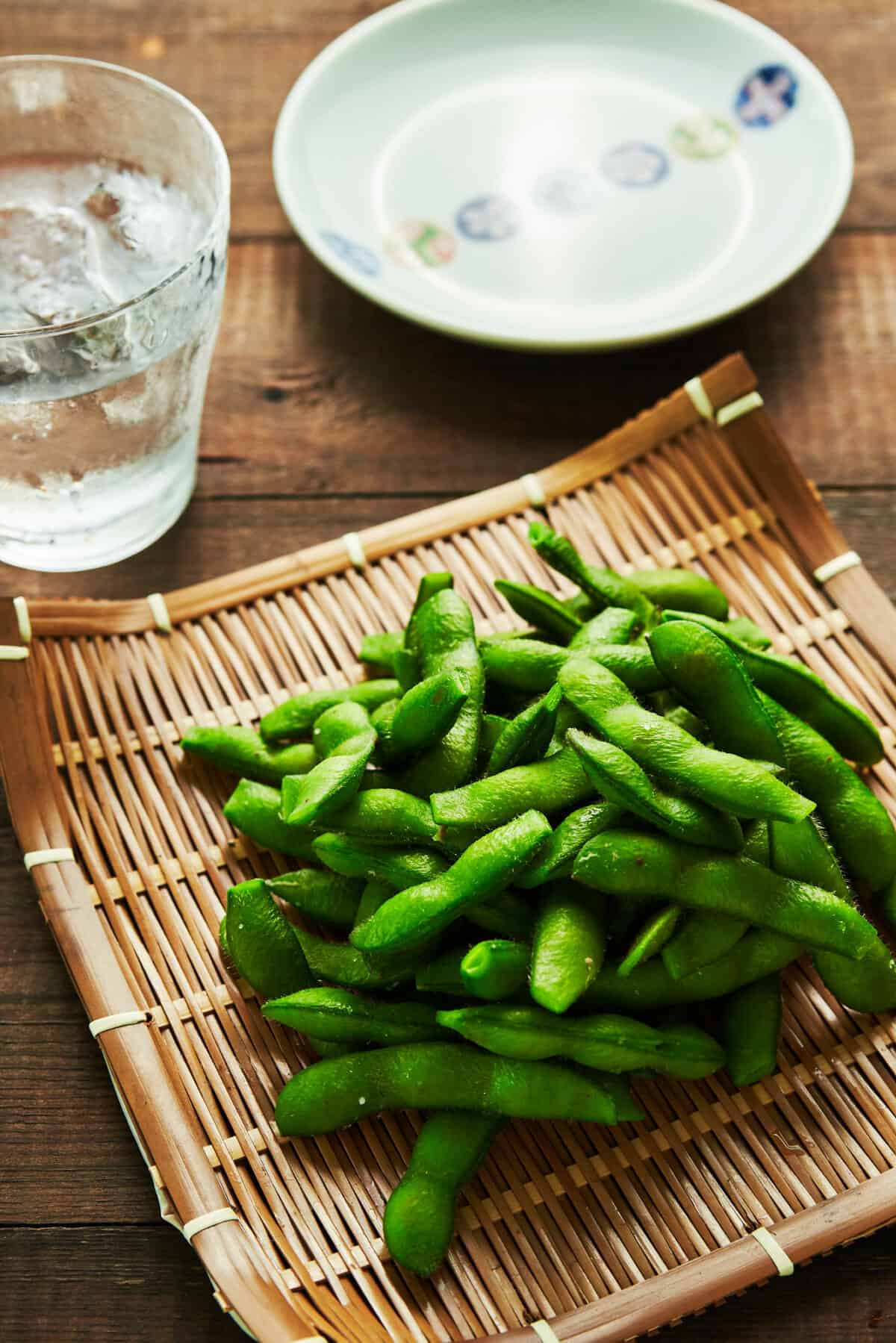 foto makanan khas jepang kacang edamame