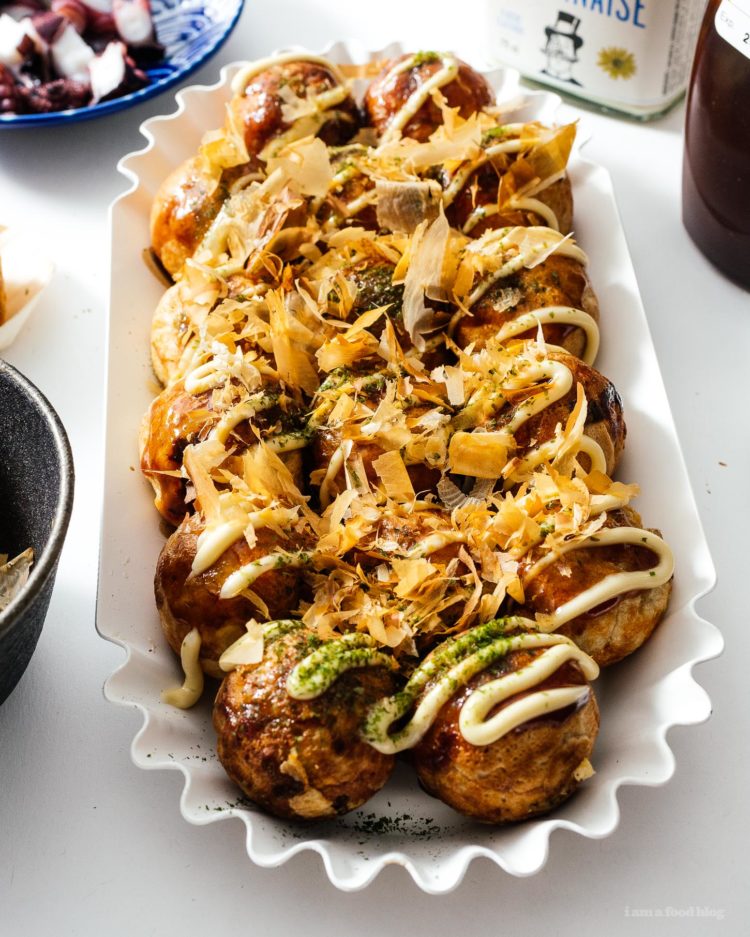 foto makanan khas jepang takoyaki