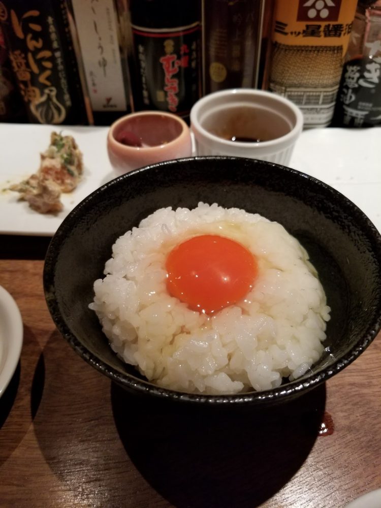 foto makanan khas jepang tamago kake gohan