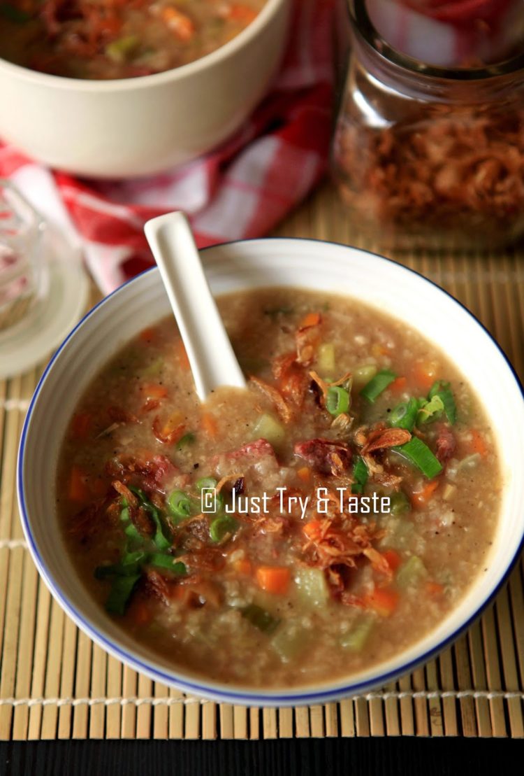 foto makanan khas kalimantan barat bubur pedas