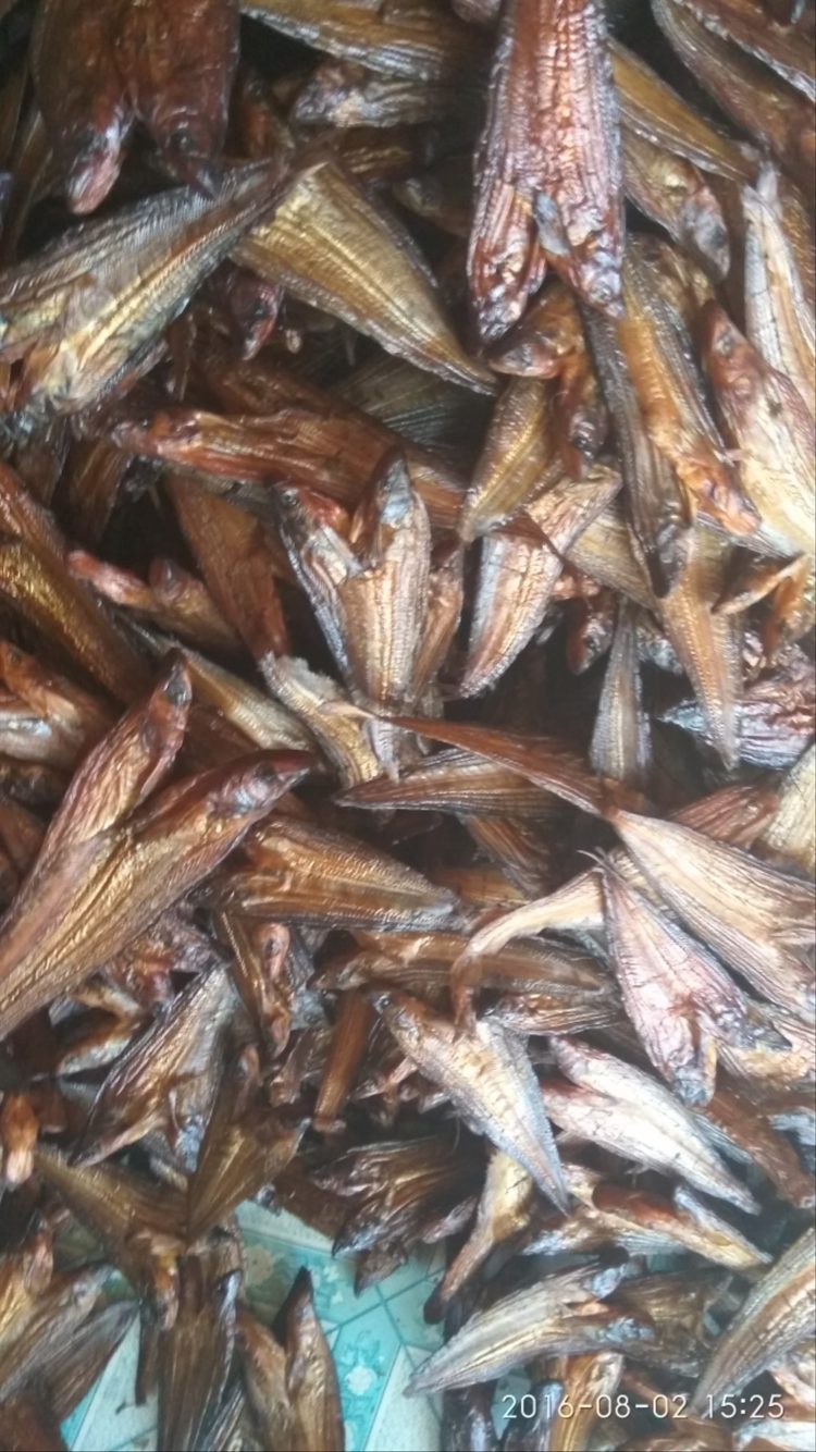 foto makanan khas riau ikan salais asap