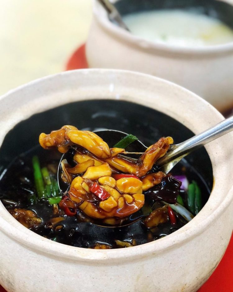 foto makanan khas singapura bubur kodok