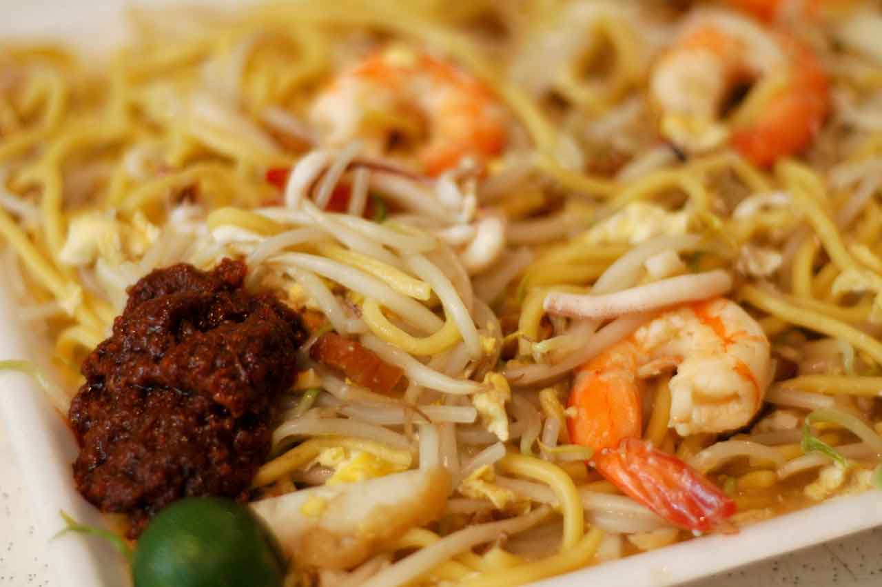gambar makanan khas singapura hokkien prawn mee