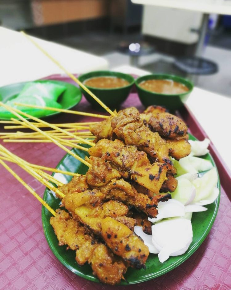 gambar makanan khas singapura sate khas singapura
