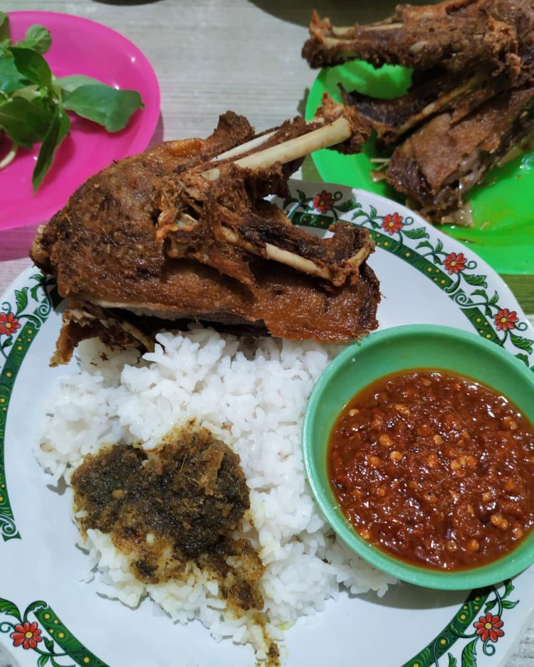 foto makanan khas surabaya bebek palupi
