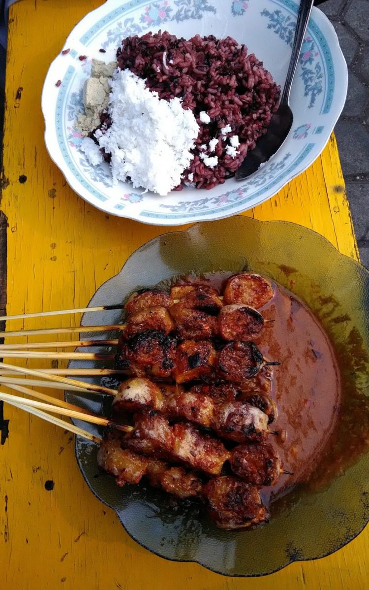 foto makanan khas surabaya sate karak