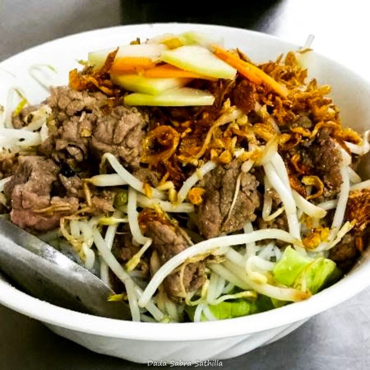 makanan khas vietnam Salad Daging