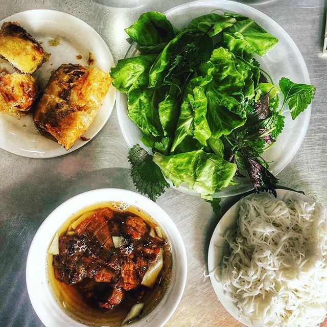 bahan dasar makanan khas vietnam Bun Cha