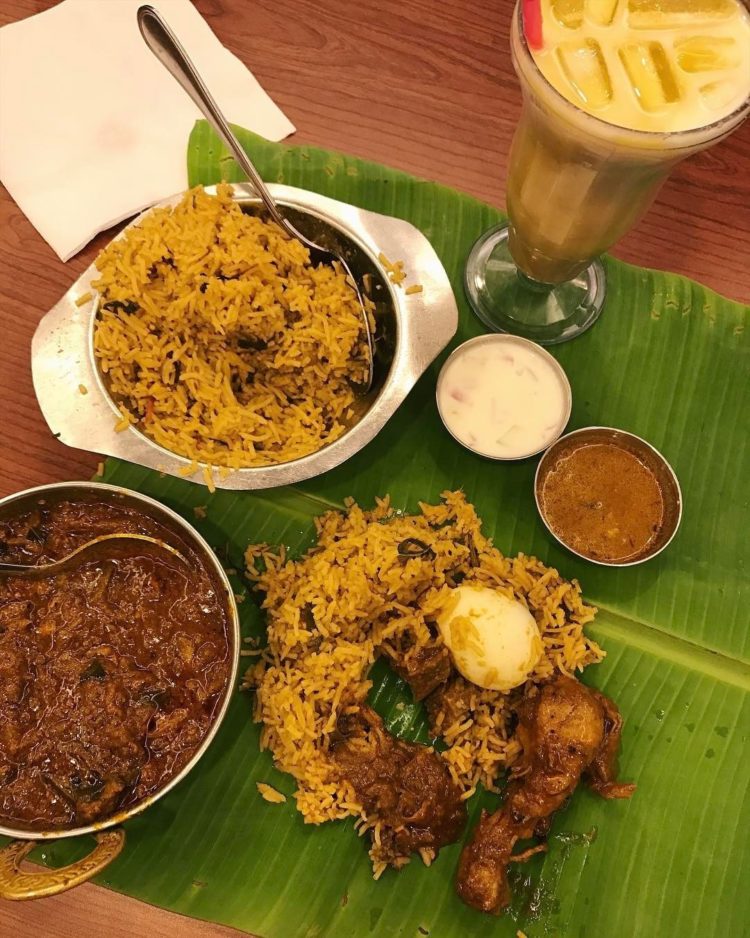 foto makanan khas malaysia nasi briyani