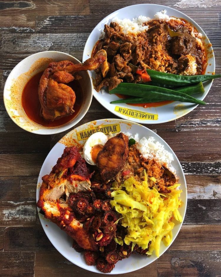 foto makanan khas malaysia nasi kandar
