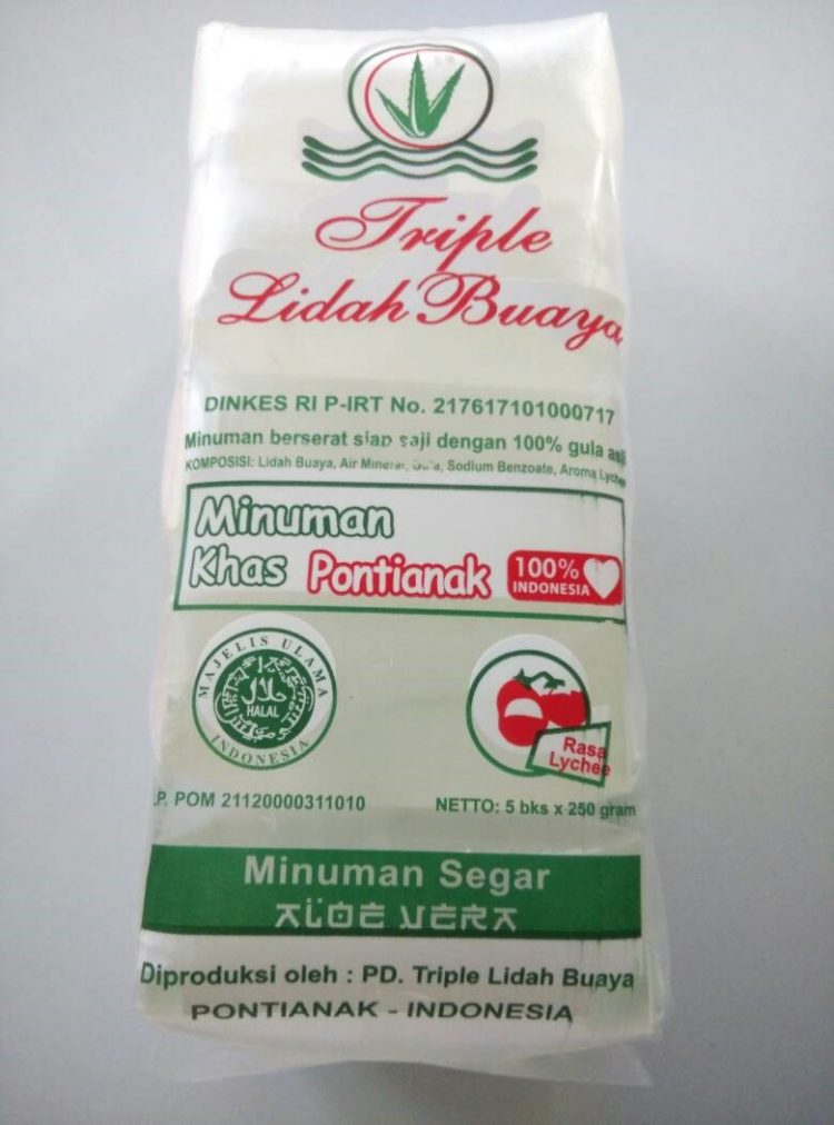 oleh oleh khas pontianak lidah buaya