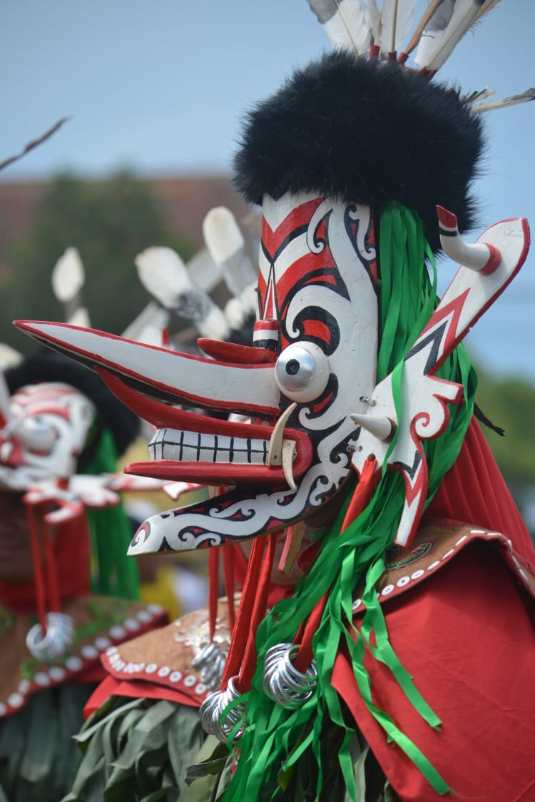 foto tari dayak tari hudoq kita