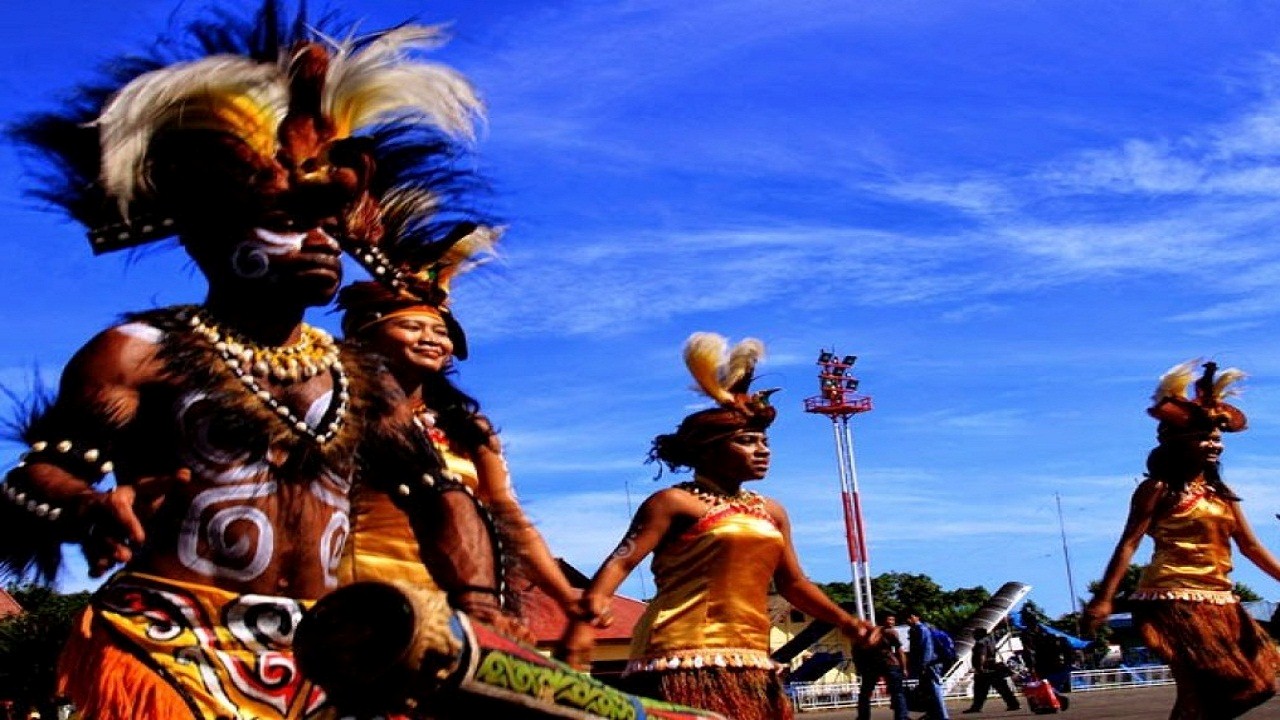 tari selamat datang Papua