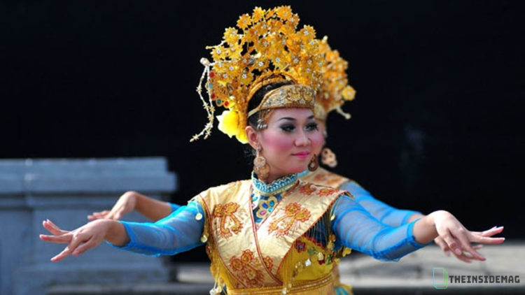 perlengkapan tari yapong Hiasan Kepala