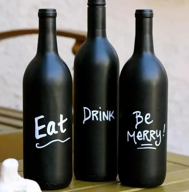 Botol Kata-Kata contoh Kerajinan dari Botol Bekas