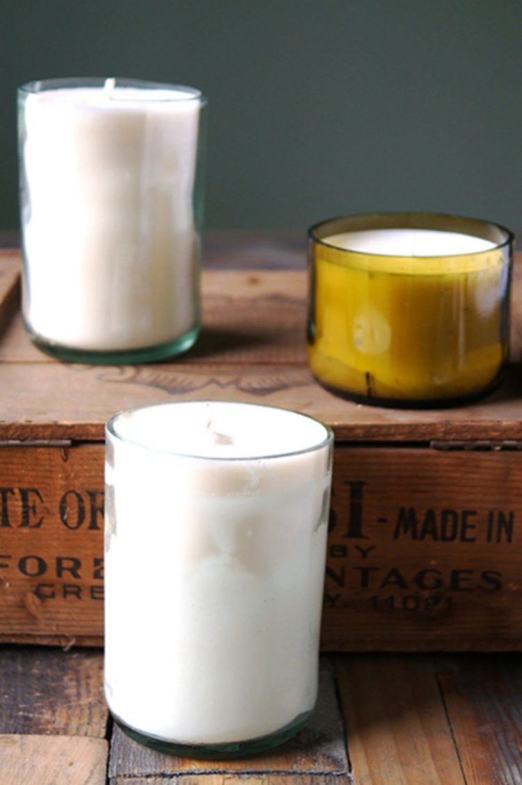 Classy Candles contoh Kerajinan dari Botol Bekas