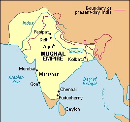Peta Kerajaan Mughal
