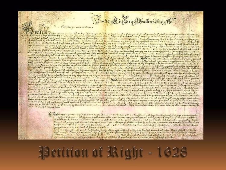 Pengertian HAM Sejarah The Petition of Right 1628