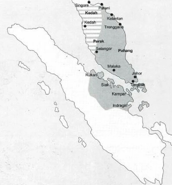 Foto Peta dan Lokasi Kerajaan Malaka