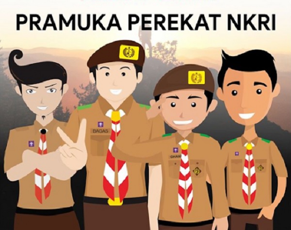 Gambar Syair Lagu Hymne dalam Pengertian Pramuka