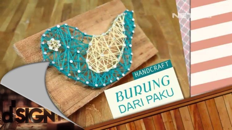 kerajinan dari barang bekas burung paku