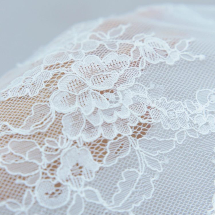 contoh kerajinan tekstil kerajinan lacemaking renda warna putih