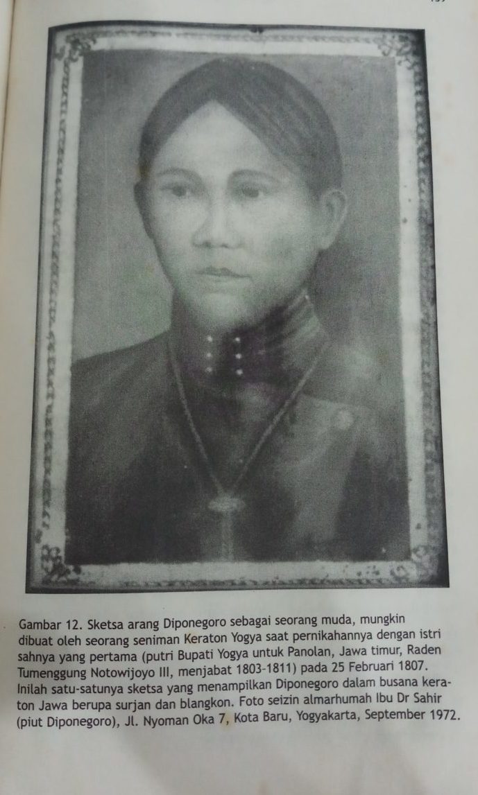 pakaian adat jawa perang diponegoro