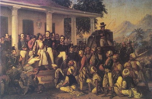 lukisan penangkapan pangeran diponegoro perang diponegoro oleh raden saleh