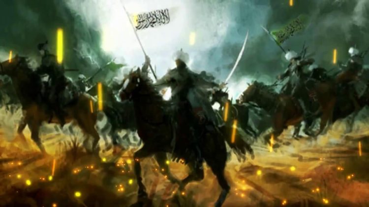 gambar pengangkatan mushaf dalam perang shiffin