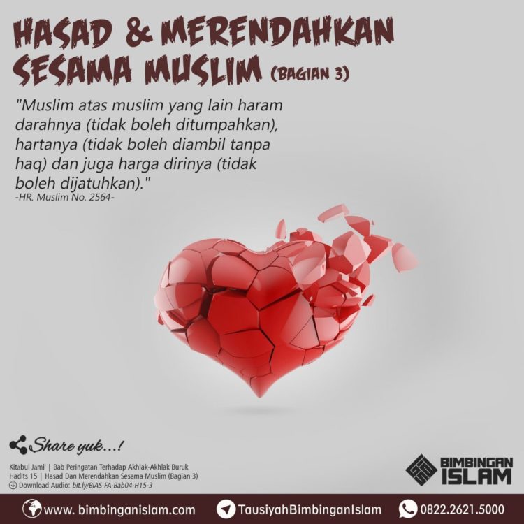 hadis tentang hasad dalam pengertian akhlak