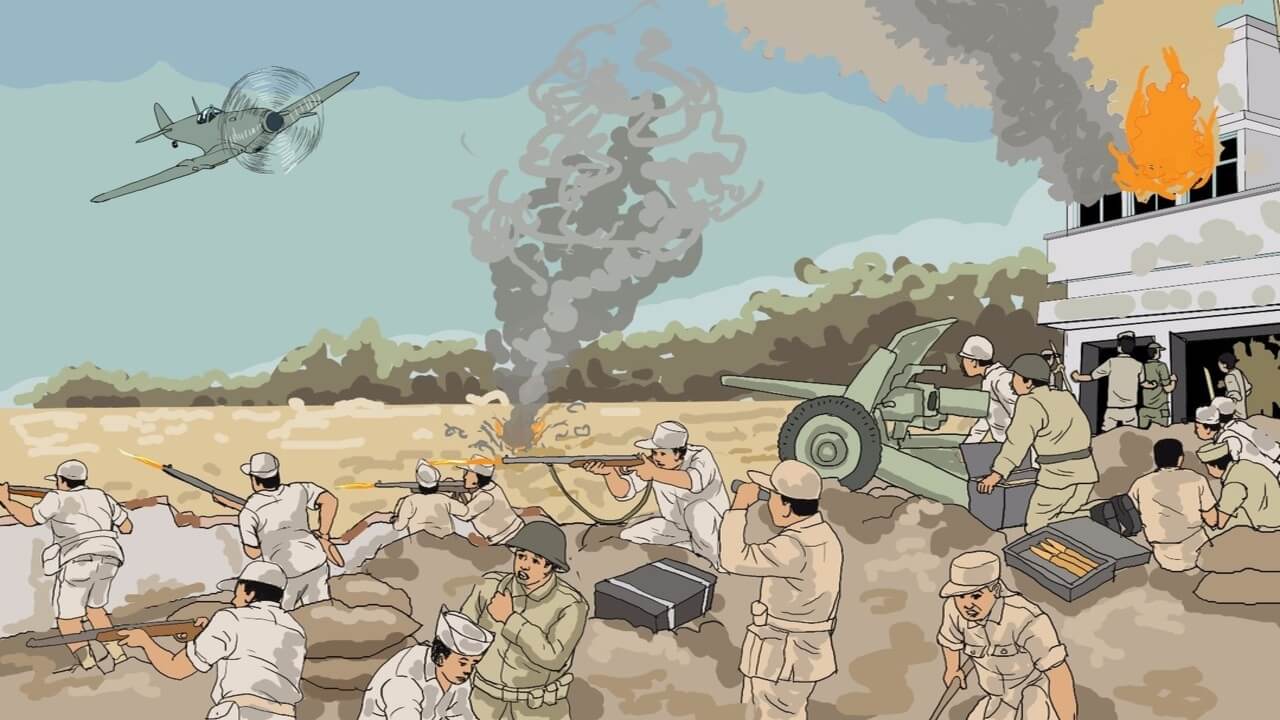 gambar perang surabaya
