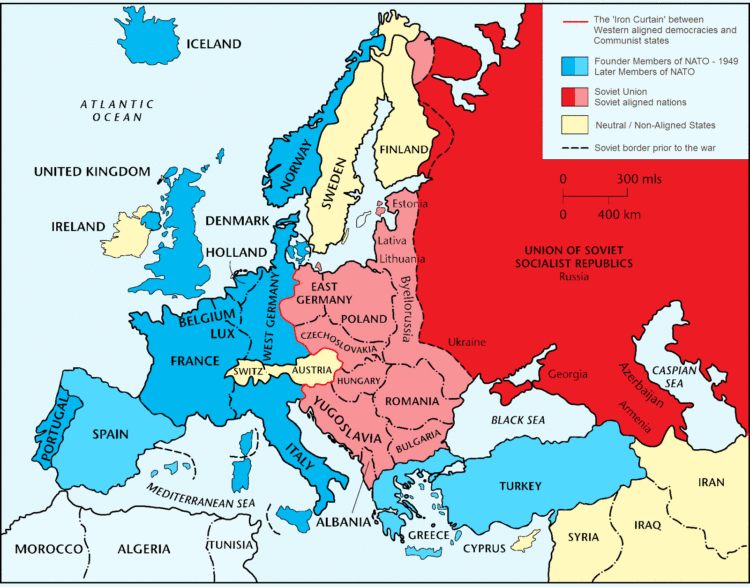gambar peta perang dingin