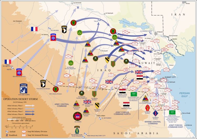 gambar peta perang teluk 2