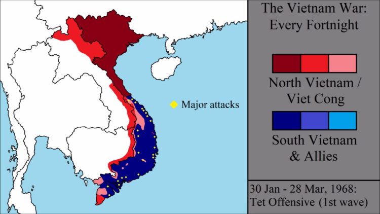 gambar peta perang vietnam