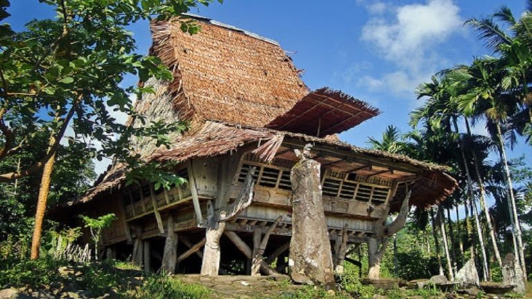 gambar rumah adat nias