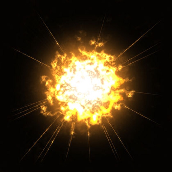 Gambar Hipotesis The Big Bang dalam Pengertian Tata Surya