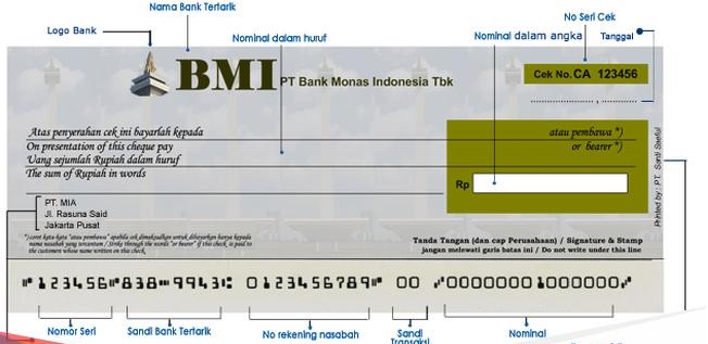 Gambar Istilah-istilah dan Pengertian Giro