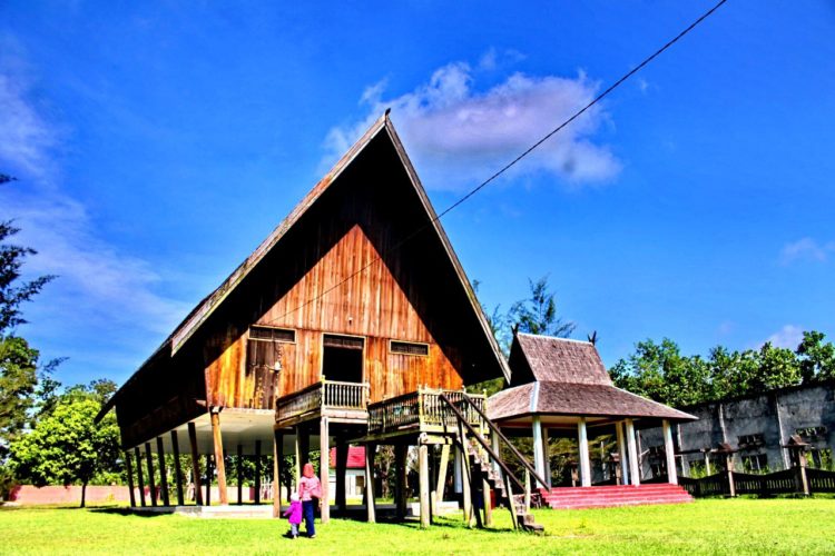 Contoh Rumah Adat Kalimantan Tengah Rumah Adat Betang Pasir Panjang