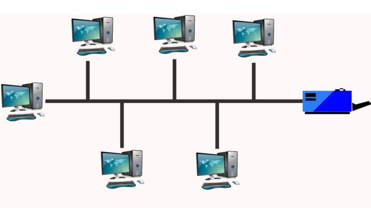 Materi Topologi Bus pengertian jaringan komputer