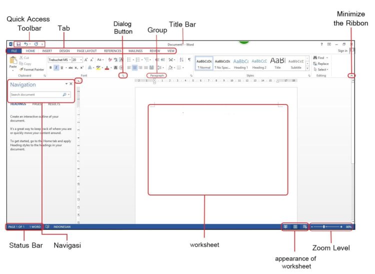 pengertian microsoft word 2013