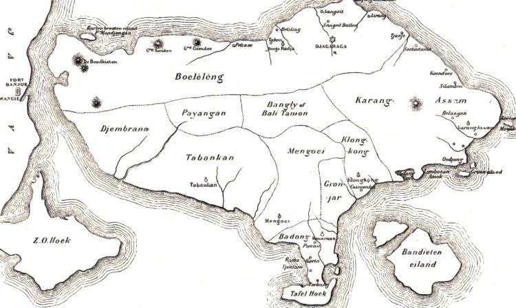 peta wilayah kerajaan bali