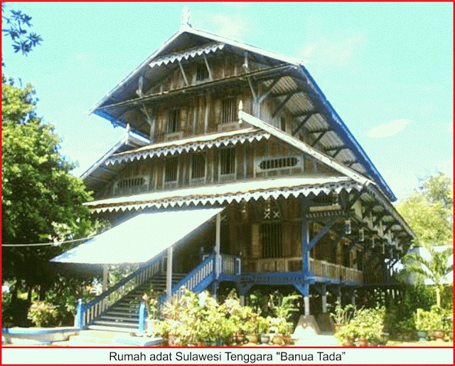 foto rumah adat sulawesi tenggara banua tada