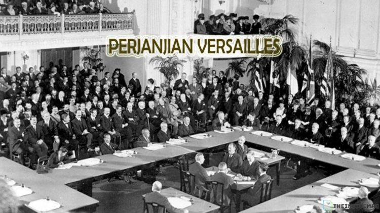 Gambar tokoh yang menandatangani perjanjian Versailles