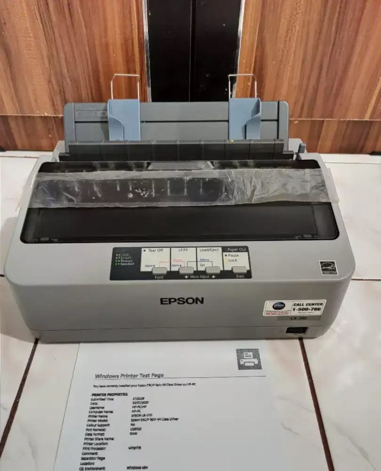 jenis printer dot matrix dan penjelasannya