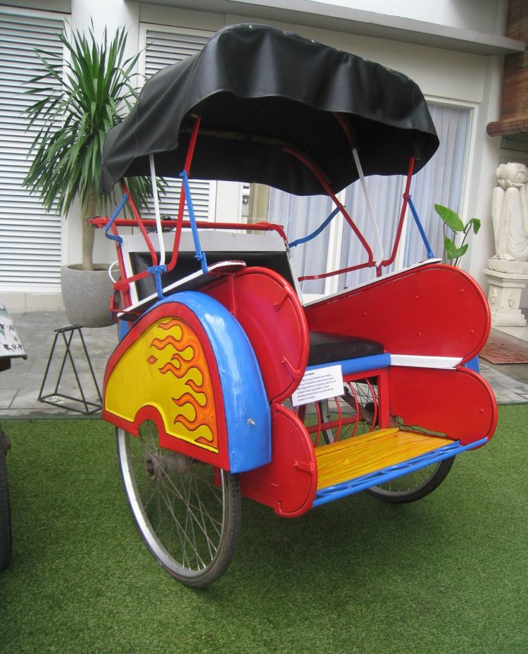 jenis sepeda becak tradisional